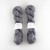Uschitita Fibre Art, Merino Singles // Gray Wolf at The Loopy Ewe
