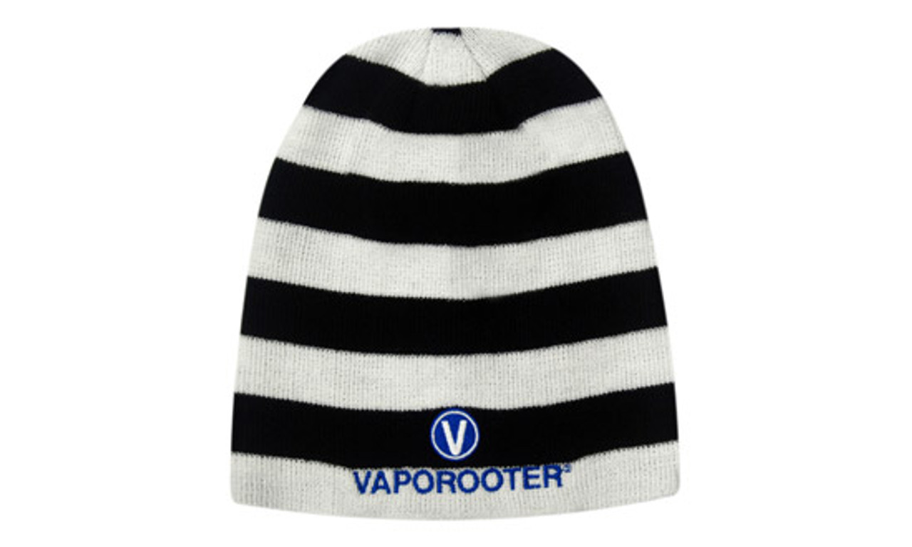 Rolled Down Acrylic Striped Beanie - Toque