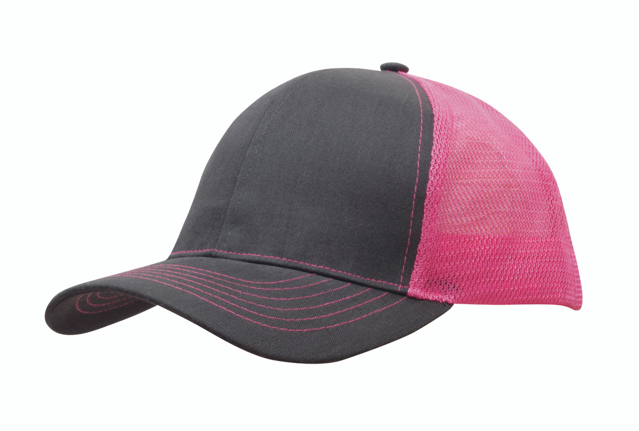 Charcoal/Hot Pink