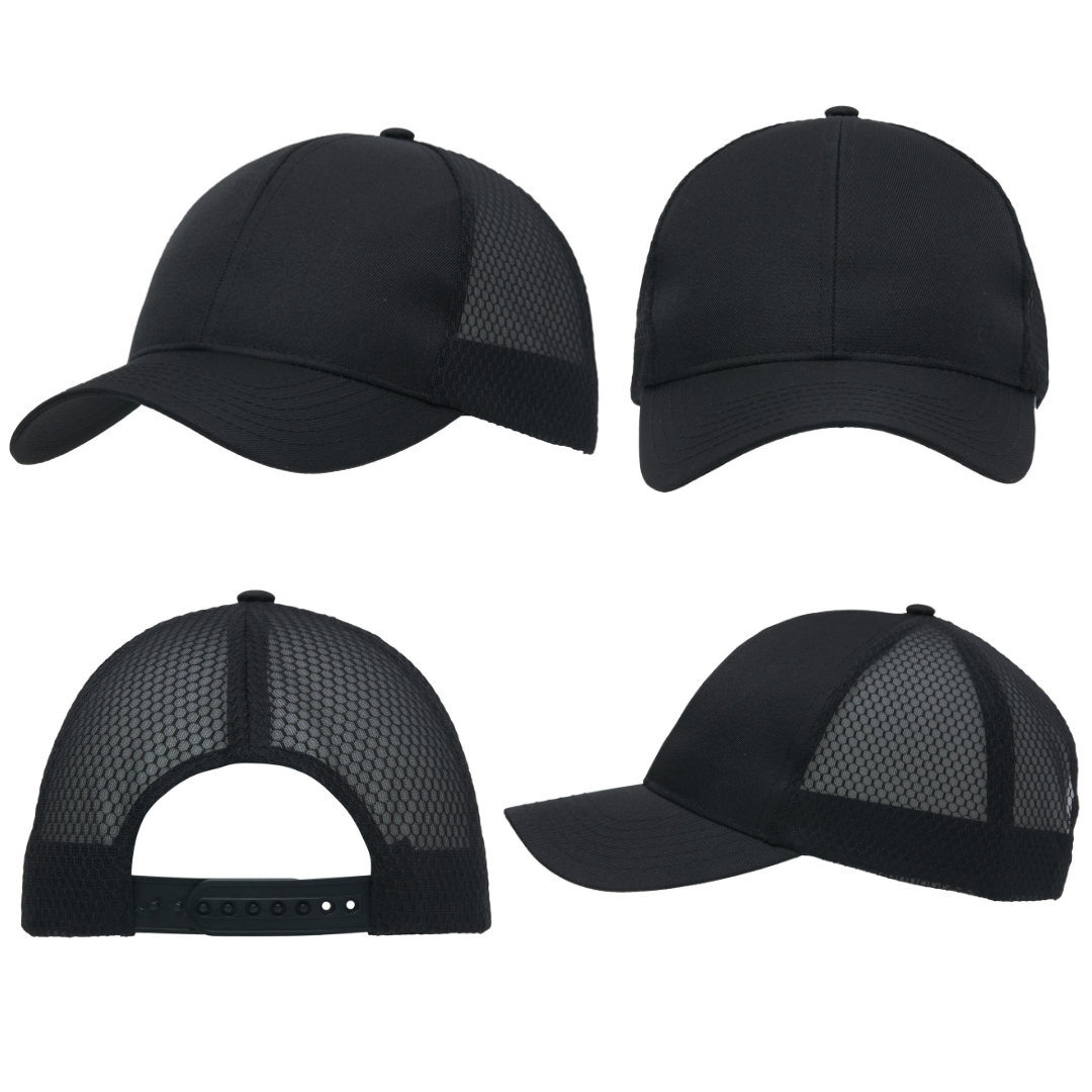 Breathable poly twill with honeycomb mesh