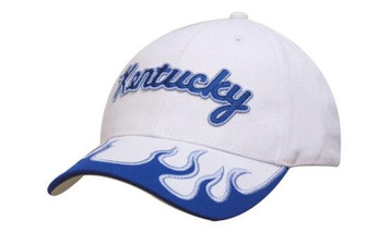 Brushed Heavy Cotton with Indented Peak Flames