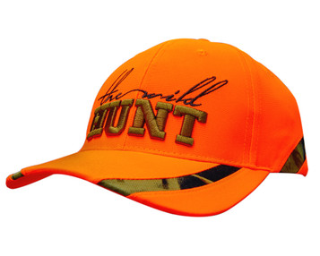 LUMINCESCENT CAP WITH LEAF CAMOUFLAGE INSERTS
