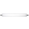 30"W Satin Nickel Vanity Light with Frosted Acrylic Shade