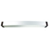 49"W Dark Bronze Vanity Light with Frosted Acrylic Shade