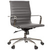 Ferrara Mid Back Task Chair Gray with Arms