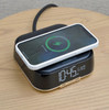 CubieDuo Wireless Charging Hotel Alarm Clock with USB Ports