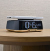 CubieDuo Wireless Charging Hotel Alarm Clock with USB Ports