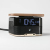 CubieTrio+ Wireless Charging Hotel Alarm Clock with Bluetooth Speaker Outlets and USB Ports