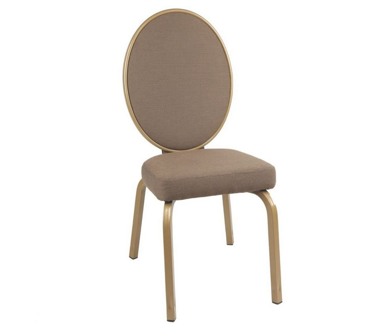 Elegant Aluminum Oval Banquet Chair