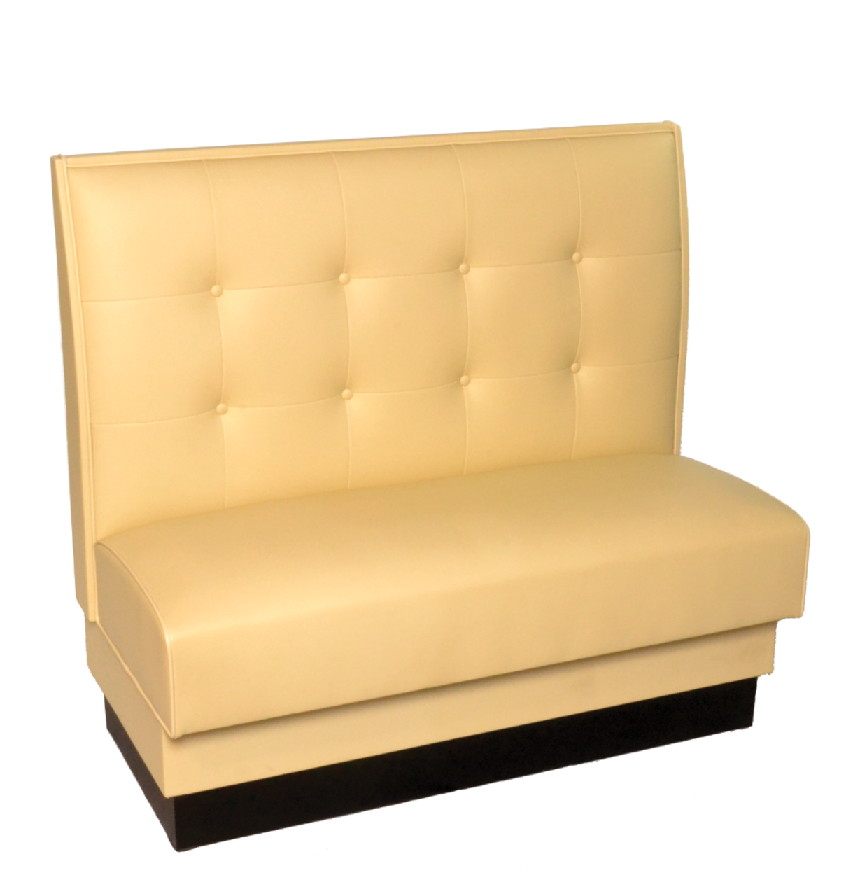 Square Stitched Button Tuft Booths