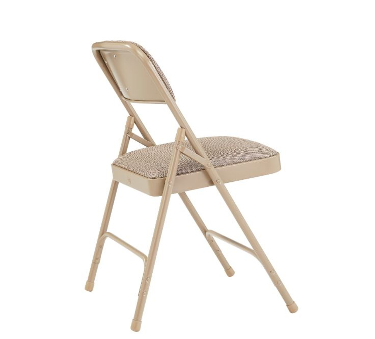 Deluxe Fabric Upholstered Padded Folding Chair
