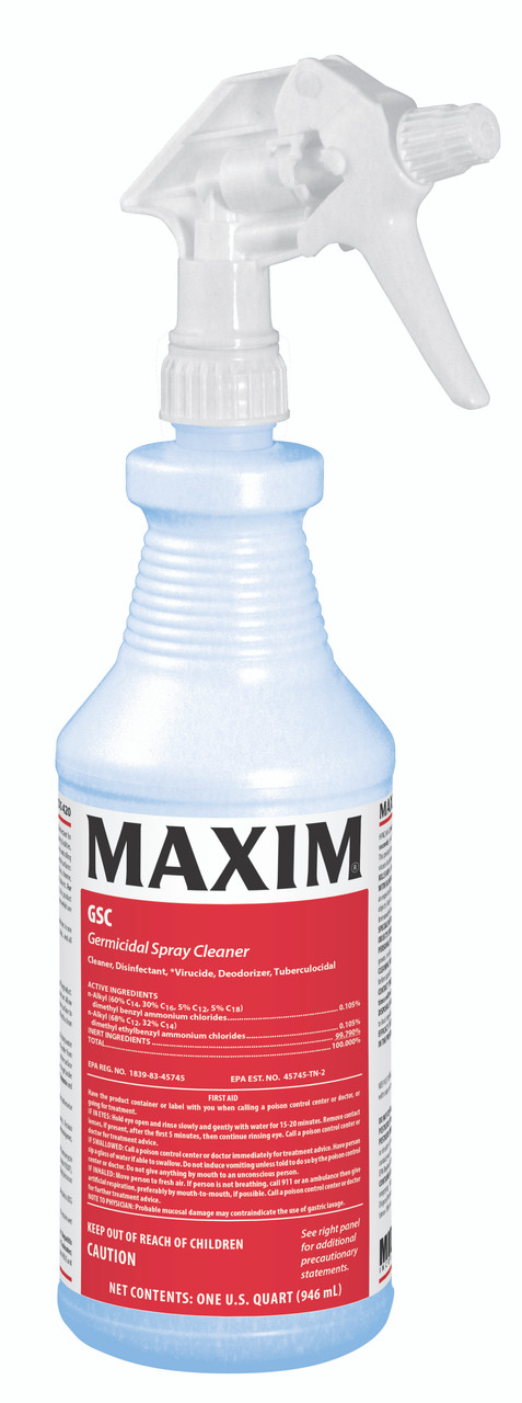 Maxim GSC Germicidal Spray Cleaner