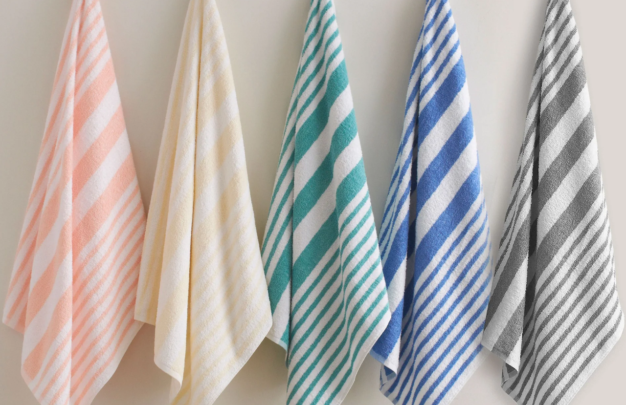 Martex Tropical Stripe Pool Towels