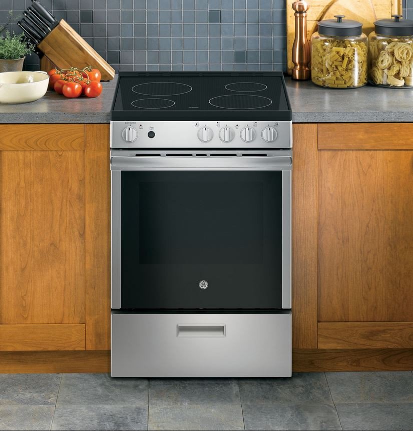 GE® ENERGY STAR® 24" Free-Standing/Slide-in Range