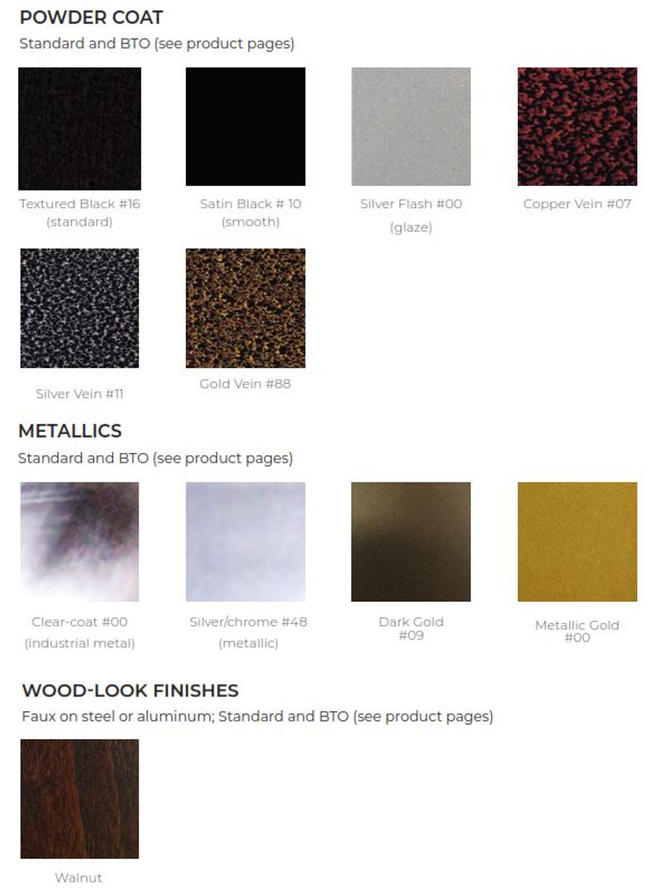 Cross Back Metal Chair