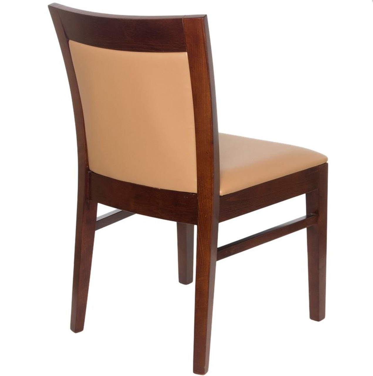 Upholstered Square Inset Back Chair