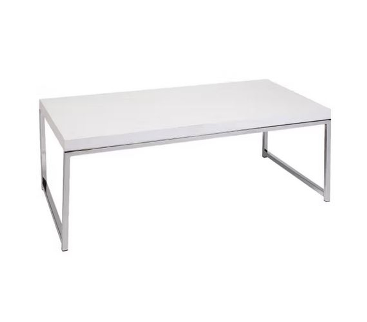 Coffee Table with Chrome Legs