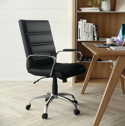 Modern Executive Mid-Back Desk Chair with Arms