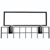 22" L x 7" H Sign / Card Holder For Gridwall