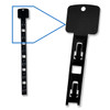 Black Plastic Merchandise Hanger for 6 Items