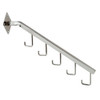 18" L Wall Mount 5 J Hook Waterfall