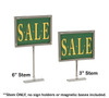 Threaded Stems for Retail Rack Sign Holders, Chrome