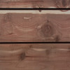 3D Textured Slatwall Panel 2' x 8' - Red Cedar