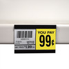 Magnetic UPC Label Holder for Pharmacy Shelves &  Gondola Shelf Channels