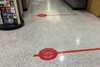 Large Social Distancing Floor Decal Starter Kit with Customer Traffic Flow Arrow