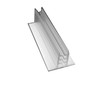 3" L Adhesive Plexiglass Sneeze Guard Holder™ - Wall Mount / Counter Top