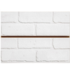 Slatwall Panel 4' x 8' -  Warm White Brick LPM