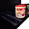Plastic Clear Magnetic Shelf Dividers 1" or 3" H