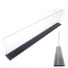 Plastic Clear Magnetic Shelf Dividers 1" or 3" H