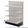 Ivory Gondola Shelving End Cap Units - 48"L