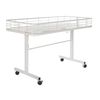 Folding Dump Table Display with Casters