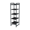 Grey Pipeline Vertical Etagere Display