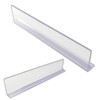 Adhesive Shelf Fence for Gondola, Steel, Glass or Wood Shelves