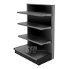 Silver Vein Gondola Shelving End Cap Units - 30" L Silver Vein Gondola Shelving End Cap Units - 30" L