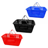 Single Jumbo Shopping Baskets - 6 Per Case