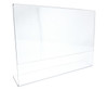 Small Counter Top Acrylic Sign Holder, L Shaped Card Holders