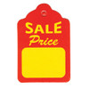 1000 Small Red & Yellow Sale Price Tags - 1.25" W x 1.875" H