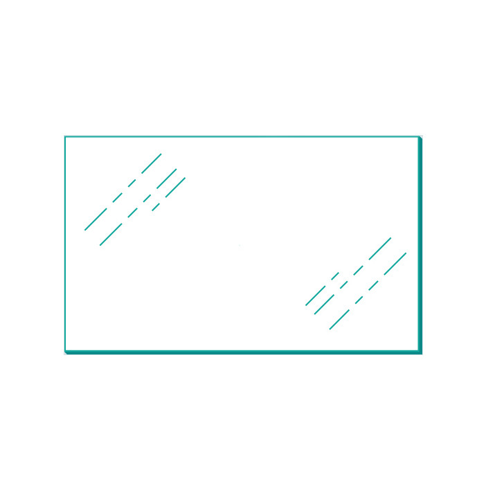 Tempered Glass Shelf, 10" D x 24" L Store Fixtures Direct