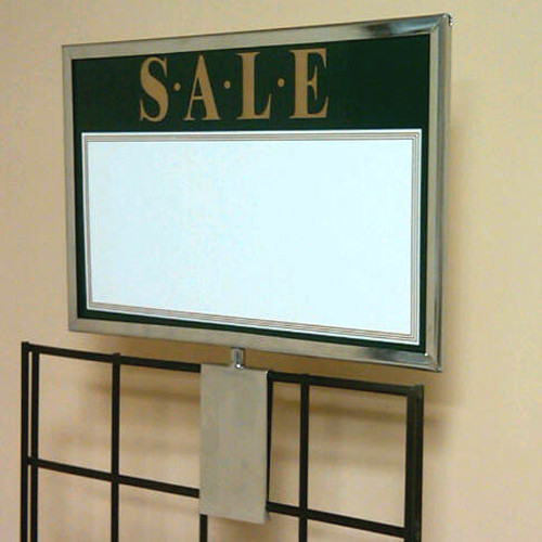 Gridwall 7" x 11" Sign & Card Holder Store Fixtures Direct