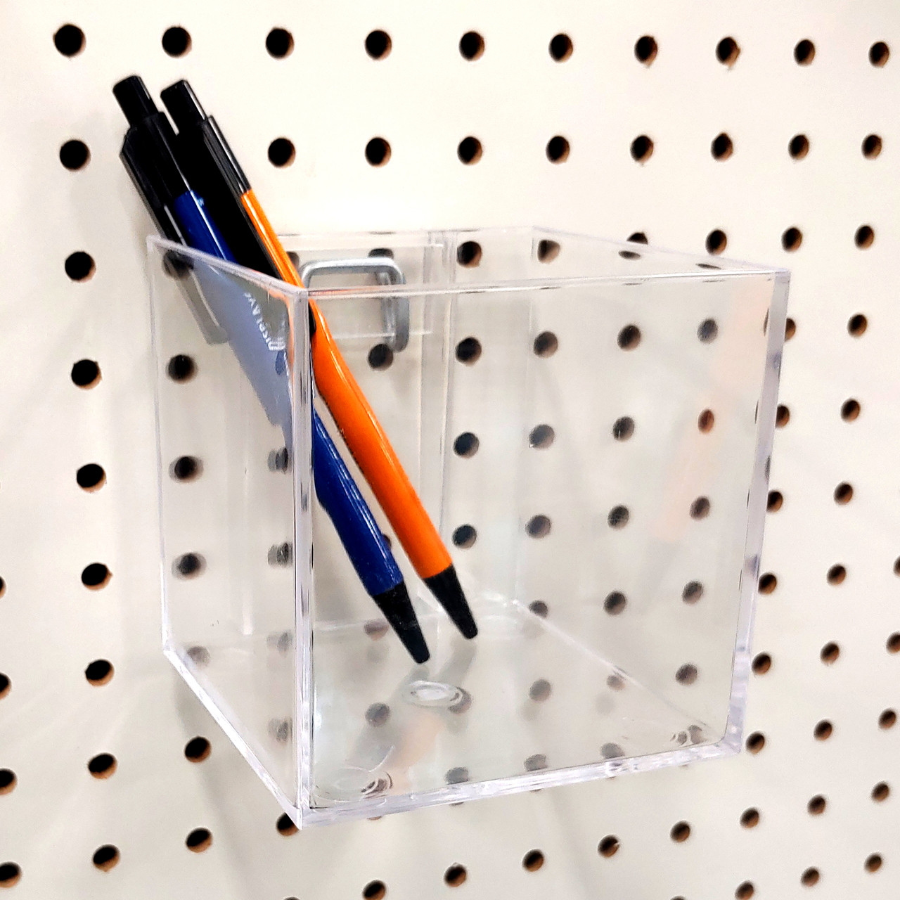 Slatwall & Pegboard 4" Acrylic Cube Dump Bin Display Store Fixtures