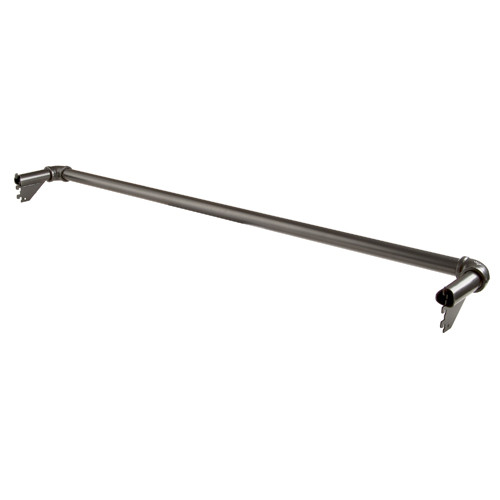 Grey Pipeline Hangrail for Outrigger Rack System - Store Fixtures Direct