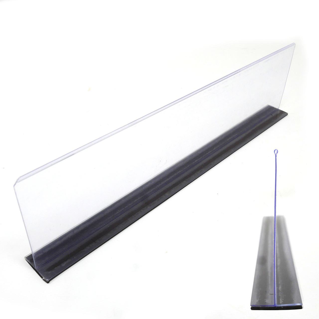 Plastic Clear Shelf Dividers 3" H Store Fixtures Direct