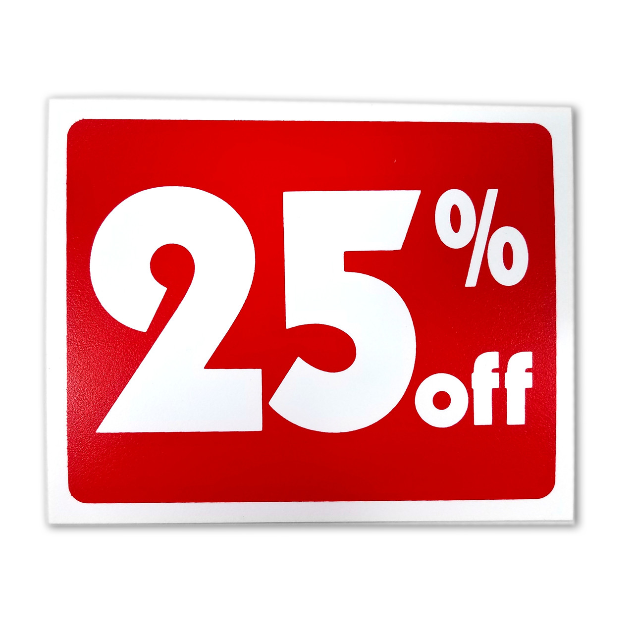 Plastic Sale Signs - 5.5