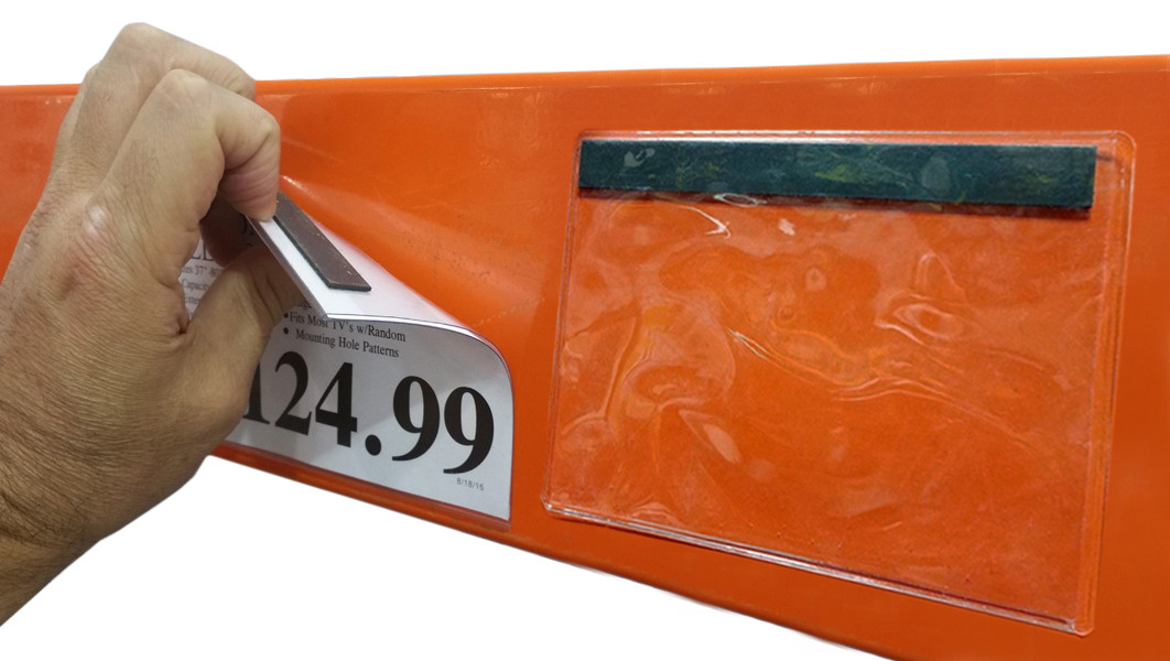 Magnetic Pallet Rack Sign Holder Kit - Store Fixtures Direct