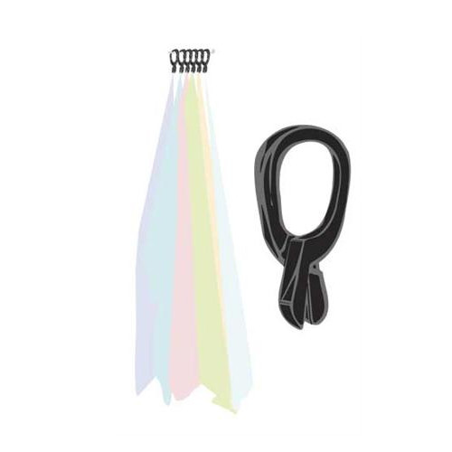 Retail Scarf & Fine Garment Hangers Black Store Fixtures Direct