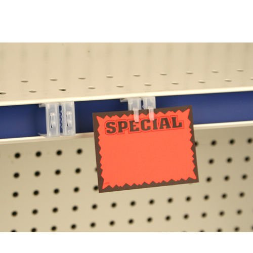 Gondola Ticket Channel Sign Holder, Clip on Shelf Sign Grip